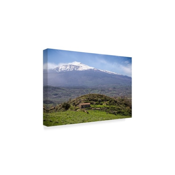 Giuseppe Torre 'Quiet Mount Etna' Canvas Art,12x19